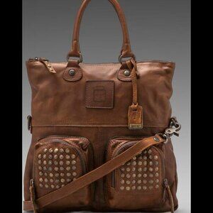 FRYE BROOK FOLDOVER BAG COGNAC